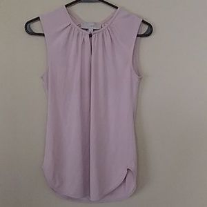 The Loft soft pink blouse